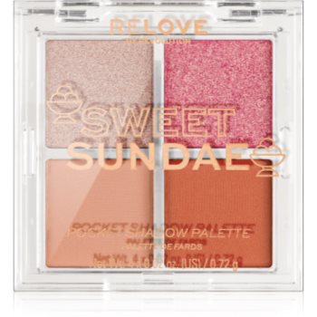 Revolution Relove Pocket Palette paletă cu farduri de ochi - imagine 2